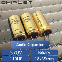 1/2pcs 570V 110uF 570V Rubycon SV 18x40mm 570V110uF Top Grade HiFi Gold Filter Biliary Audio Aluminum Electrolytic Capacitor