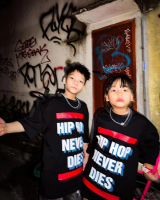 Áo HIP HIP NEVER DIES phong cách trẻ trung hiphop, nam nữ mặc form cực đẹp