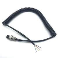 Banggood Replacement 4 Pin Cable for Handheld CM4 CB Radio Speaker Mic Microphone for Uniden Auto Cobra Radio Walkie Talkie