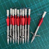 Sharp Stainless Steel ArrowHeads Broadheads Tips Arrow Points Archery Arrowheads Fishing Darts for Compound Bow and Crossbow