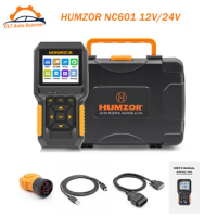 HUMZOR NC601 12V/24V Code Reader OBD 2 Engine J1939 For Car Automotive Scanner for Truck ODB2 OBDII Diagnostic Auto Tool Humzor