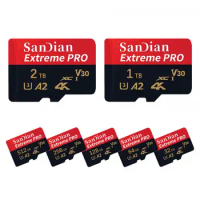 100% Original sandian 1TB 30MB/s A2 Memory Cards camera SD card 128GB 256GB Micro card Class 10 512GB flashcard Micro TF/SD Card