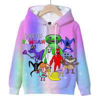 Cartoon Garten Of Banban Print Hoodies for Kids Boy Hoodie Sweatshirts Children Anime Pullovers Girls Casual Tops Coat Sudadera