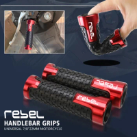 7/8"22mm Anti-Slip Handle Bar Handlebar Grips For HONDA REBEL 1100 Rebel1100 2021 2022 Rebel 300 Rebel 500 CMX Rebel300 Rebel500