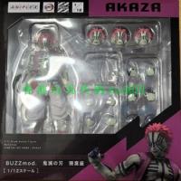 Original Aniplex Buzzmod Demon Slayer Akaza In Stock 16cm Anime Collection Figures Model Toys Buzzmod