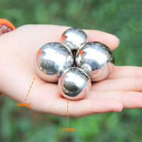1Pcs 1.2mm Thick Hollow Ball Dia 25~200mm 304 stainless Steel Ball Party Mirror Metal Ball Sphere Home Garden Decoration
