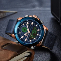 KADEMAN Top Luxury Brand Dress Quartz Mens Watches LED Date Analog Digital Watch Men Fashion Sport Clock Relogio Masculino