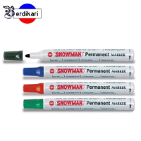 Spidol Permanen Snowman G 12 Permanent Marker