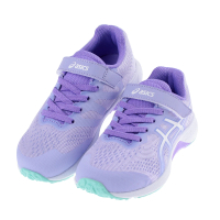 【asics 亞瑟士】LAZERBEAM大童薰衣草紫色兒童機能運動鞋(J3A146F)