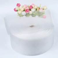 Curtain Top Tape White Transparent Punch Ribbon Polyester Hook Belt &amp; Rod Pocket Tape for Handmade Curtains Accessories CP101T