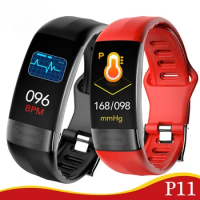 P11 Smart Watch Men Fitness Tracker Bracelet ECG HRV Sport Smartwatch Women IP67 Waterproof PK M6 M5 Smart Band For Xiaomi Oppo