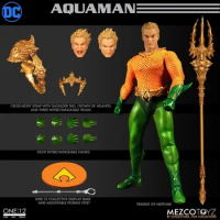 Original Mezco ONE:12 6inch 1/12 Aquaman Anime Action Collection Figures Model Toys Gifts for Kids