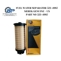 Fuel Water Separator CAT 523-4987 Genuine US | Filter Solar Caterpillar Part No 523-4987