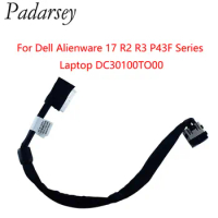 Padarsey DC-in Jack Power Cable Connector Socket for Dell Alienware 17 R2 R3 P43F Series DC30100TO00 T8DK8 (11-Pins 9-Wires)