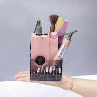 Nail Drill Bits Storage Box Manicure Tools Professional Holder Nail Drill Bit Organizer Bits Stand D