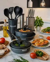 IDEALIFE - Granite Cookware Set - Panci Masak Marble Set - IL-22a