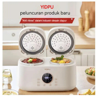 Yidpu Double Ball Double-Body Smart Rice Cooker Multifungsi Rumah Tangga Double-Piece Terintegrasi 3