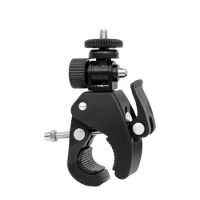 Action Camera accessories Bike handlebar Mount with tripod adaptor for Go pro Hero 7 6 5 4 3+ GP73 Xiaomi Yi Insta360 Dji Osmo
