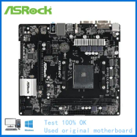 For ASRock X370M-HDV Computer USB3.0 M.2 Nvme SSD Motherboard AM4 DDR4 X370 Desktop Mainboard Used