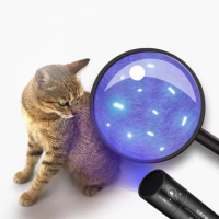 【Pet Universe 多寵宇宙】伍氏燈-充電數顯款50w(uv燈 伍德氏燈 紫光燈 紫外線燈 貓咪燈 紫外線 uv固化燈)