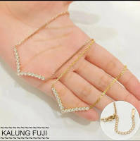 kalung fuji/kalung fuji bahan titanium anti luntur anti karat
