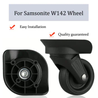 For Samsonite W142 Nylon Luggage Wheel Trolley Case Wheel Pulley Sliding Casters Universal Wheel Repair Slient Wear-resistant