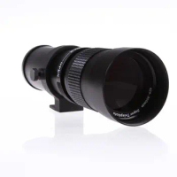 FOTGA 420-800mm F/8.3-16 Zoom Telephoto Lens+T2 Adapter for Canon Nikon Sony Olympus Pentax Fuji 1300D, 60D, 70D, 1200D