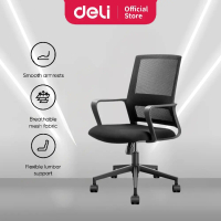 Deli Ergonomic Office Chair Furniture Home Living Aesthetic Office Chair Kerusi Gaming E4501 - 2 Yea