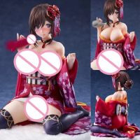 16cm NSFW Native Pink Cat Peeled Back Kimono 1/6 Anime Sexy Girl PVC Action Figure Adults Collection Hentai Model Toy Doll Gifts