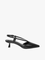 PAYLESS Payless Fioni Womens Kappa Slingback Kitten Heels - Black_04