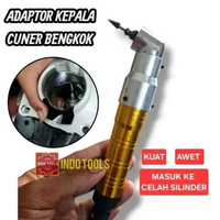 Handpiece/Adaptor Cuner Tuner bengkok Foredom Kuning Id 28mm