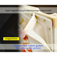 Applicable to [Refrigerator rubber]General old screw groove rubber washer side card door seal refrig
