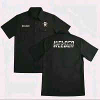 PIDS Kemeja workshirt WELDER / TUKANG LAS bordir komputer / workshirt premium
