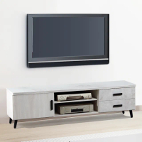 【時尚屋】霍爾橡木白岩板5.3尺電視櫃CW22-A014(台灣製 免組裝 免運費 電視櫃)