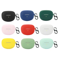 Silicone Protective Case Anti-scratch with Carabiner Charging Case Skin Cover Soft Sleeve Skin Cover for Bose Ultra Open Earbuds