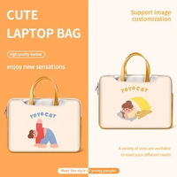 DIY Laptop Bag PU Laptop Sleeve Funny Cartoon Multifunction Case 13"14"15"17"Bag For Macbook/HP/Asus/Acer/Lenovo Case Accessorie