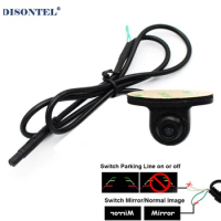 Mini CCD HD Night Vision 360 Degree Rotation adjust angle Car Rear View Camera Front /Side/Rear View Side Reversing Backup-2line
