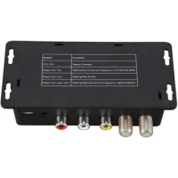 TM70 Professional Mini UHF Plastic Electronic Receiver AV To RF Home TV Link Modulator Adjustable Infrared Return Audio Video