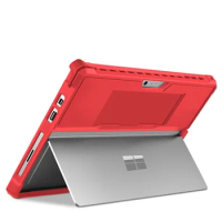 For Microsoft Surface Pro 9 8 7 6 5 4 7 PLus + For Surface GO 1 2 3 Protective Case Back Cover Case With Pen Holder Hand Strap