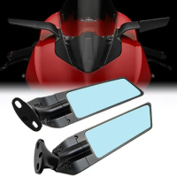 Motorcycle Mirror Modified Wind Wing Adjustable Rotating Rearview Mirror For Ducati 899 1199 1299 Panigale 1198 1098 848 Mirror