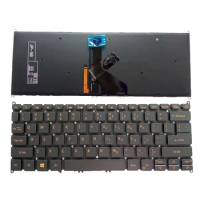 US/Russian Backlight Keyboard for Acer Swift 5 SF514-52 SF514-52T SF514-54 SF514-54G SF514-54GT SF514-54T RU Gray