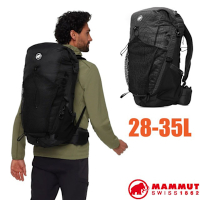 【MAMMUT 長毛象】Ducan Spine 28-35L 登山健行日用背包.雙肩後背包_2530-01410-0001 黑