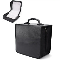 Portable 520Disc CD DVD Storage Holder Book Sleeves Carrying Case Zipper Bag