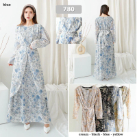 [ Siro ] Gamis Flowers Natalia Ceruty Babydoll Halus Premium || Gamis Ceruty / Gamis Wanita / Gamis 