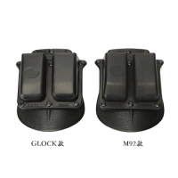 Tactical Gear Mag Pouch 6900 Fit For Glock Paddle Style Molle Double Magazine Pouch 6909 For M92 Airsoft Case Waist Clip Holder