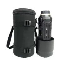 Tamron Sigma 150-600 Lens Barrel Bag Portable Waterproof Lens Storage Protection Bags Thick Padded Lens Case w Shoulder Strap
