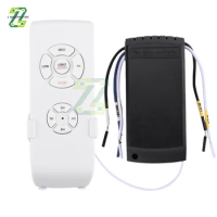 Universal Ceiling Fan Lamp Remote Control Kit AC 110-240V Timing Control Switch Adjusted Wind Speed Transmitter Receiver