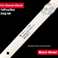 14Pcs/set 65inch 660mm LED Backlight Strip for Hisense 65''6LED LED65M5000U LED65N3000U LED65E5U SVH650A53 REV01 6LED UBH 160627