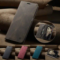 Magnetic Flip Case For Xiaomi Redmi Note 10 Pro Caso Leather Wallet Card Pocket Coque Funda For Redmi Note 10 Pro Case RFID