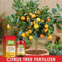 Citrus Plant Fertilizer Fast Potting Rooting Plant Nutrient Lemon Trees Growth Enhancer 100ml Organic Food Plant Garden Supplies